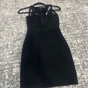 Black herve Leger dress